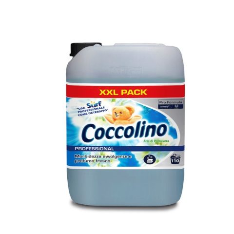 Coccolino Primavera XXL Pack 10lt - Ammorbidente Potente per Tessuti Morbidi e Profumati