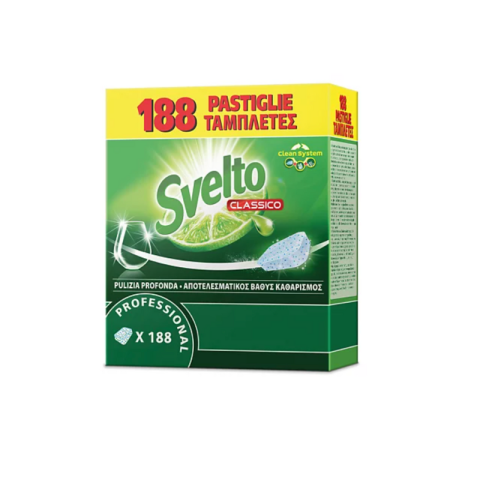 Svelto Detersivo in pastiglie per lavastoviglie, 188 pastiglie