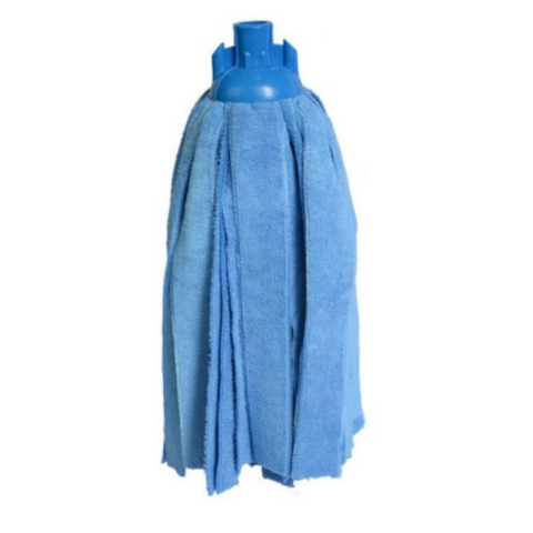 MOP Mocio Lavapavimenti in Microfibra Blu 200 GR - Efficienza Superiore e Pulizia Profonda