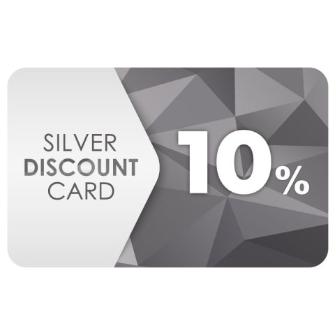 Silver Card - Sconto 10% su tutti i prodotti per 1 anno!