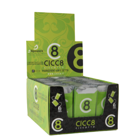 Cicc8 in dispencer da 45 scatolette per 8 pezzi usa e getta