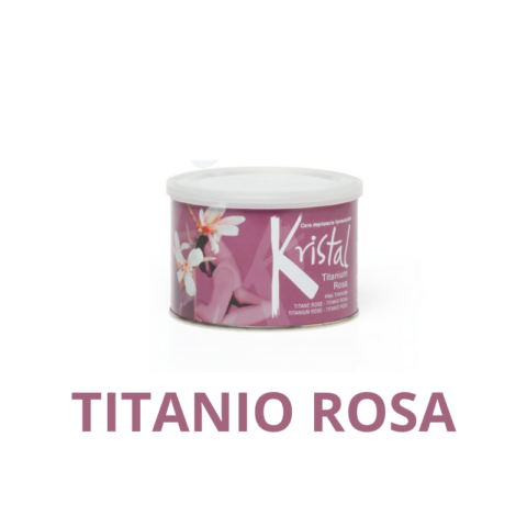 Ro.ial-Cera in Barattolo Kristal Titanio Rosa 400 ml